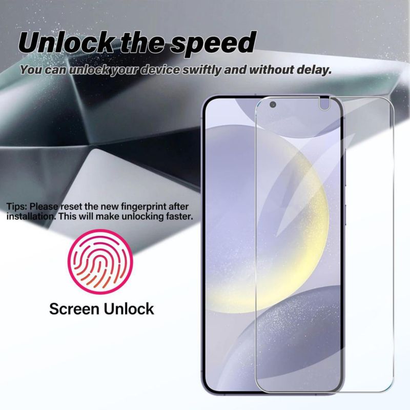 Protector de pantalla BIGFACE Galaxy S24 Pack 2+2 Transparente HD