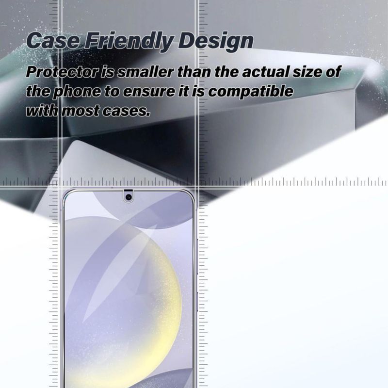 Protector de pantalla BIGFACE Galaxy S24 Pack 2+2 Transparente HD