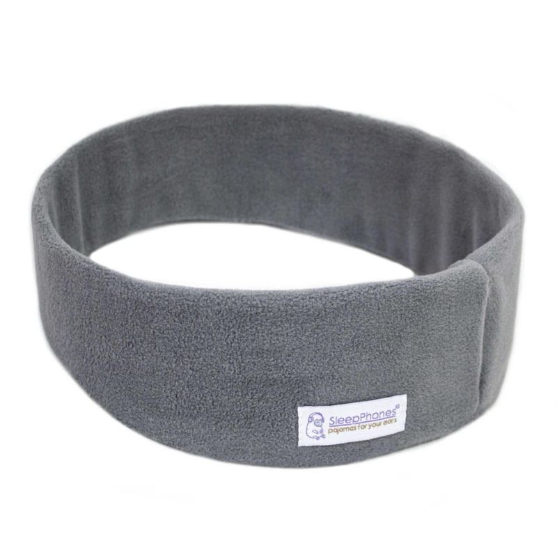 Auriculares SleepPhones V8 Inalámbricos 24 h Gris Suave de Forro Polar