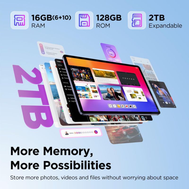 Tableta TCL TAB A1 Plus 122" 6 GB+128 GB Android