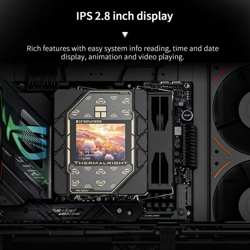 Enfriador de CPU Thermalright 120 Vision Black 1850 RPM