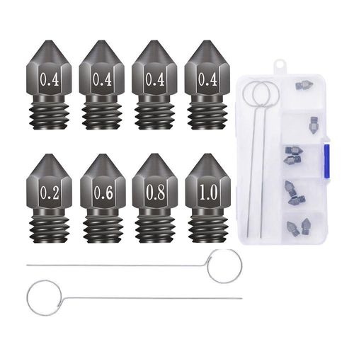 Boquillas para impresora 3D Creality MK8 8 pzas 02‑10 mm