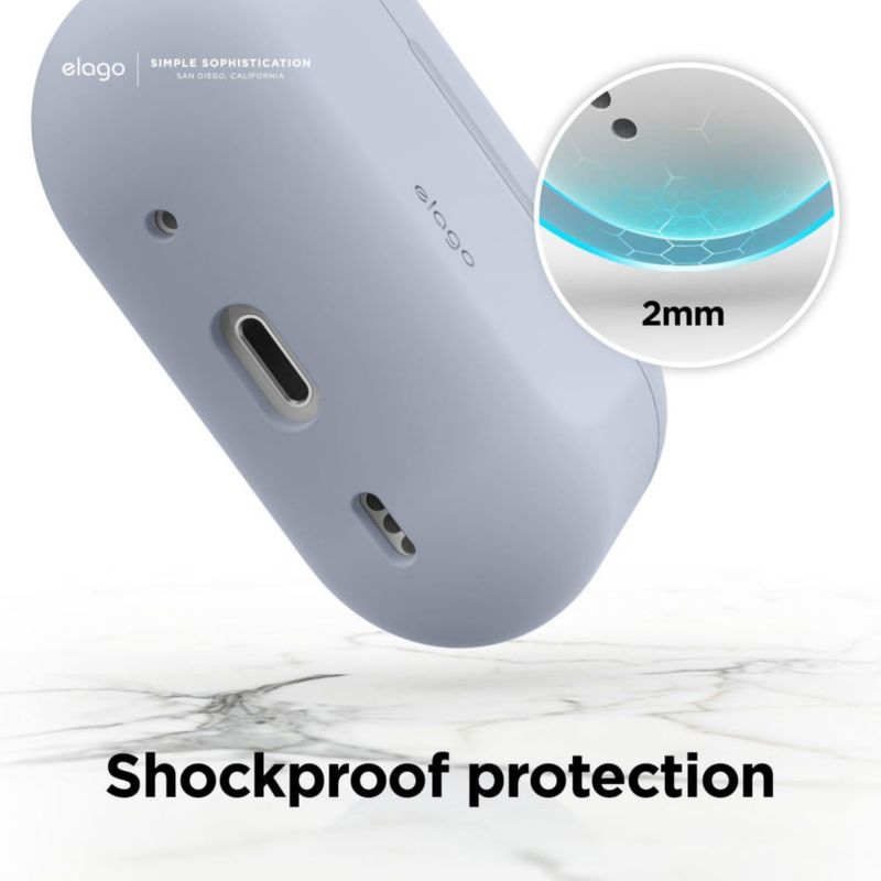 Funda de silicona elago para AirPods Pro 2 inalámbricos