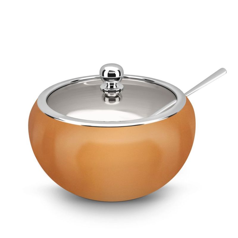 Azucarero KooK 473 ml Cobre con Tapa y Cuchara