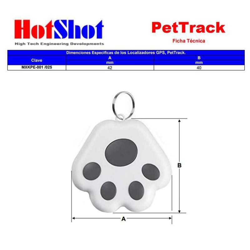 GPS Mini Localizador Gatos MXKPE-004 PetTrack Localizador GPS para Felinos