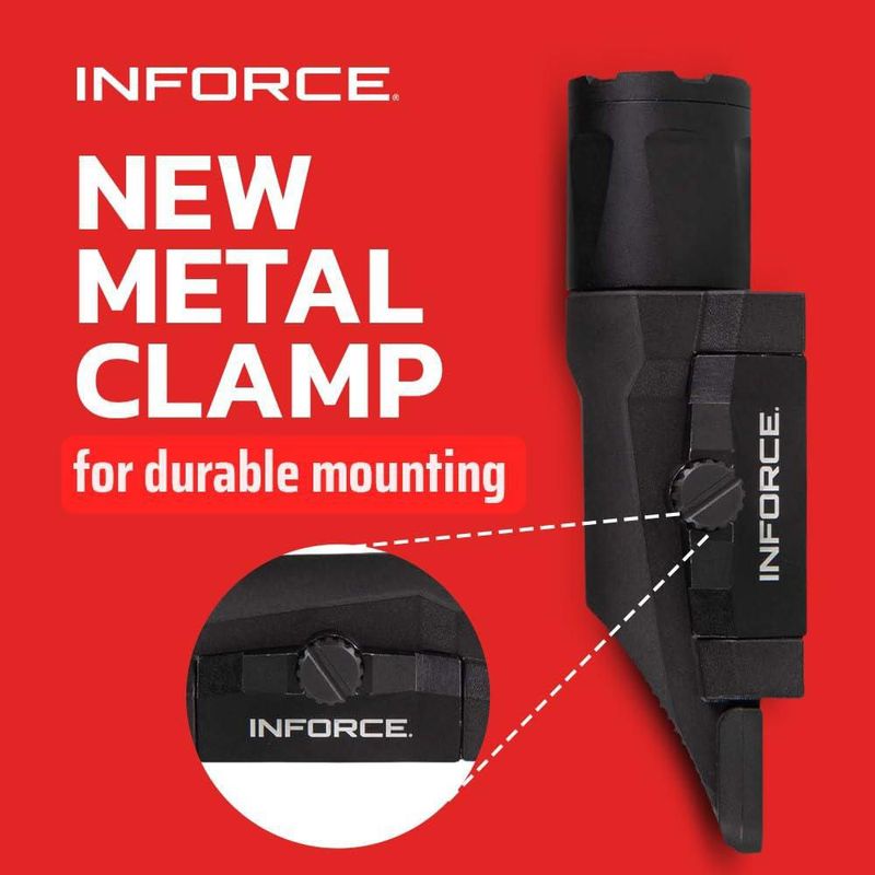 Linterna LED Inforce WML Gen 3 450 lúmenes negra