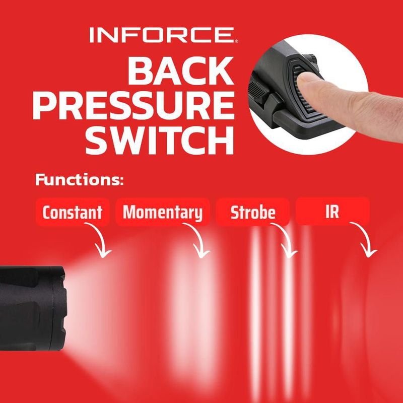 Linterna LED Inforce WML Gen 3 450 lúmenes negra