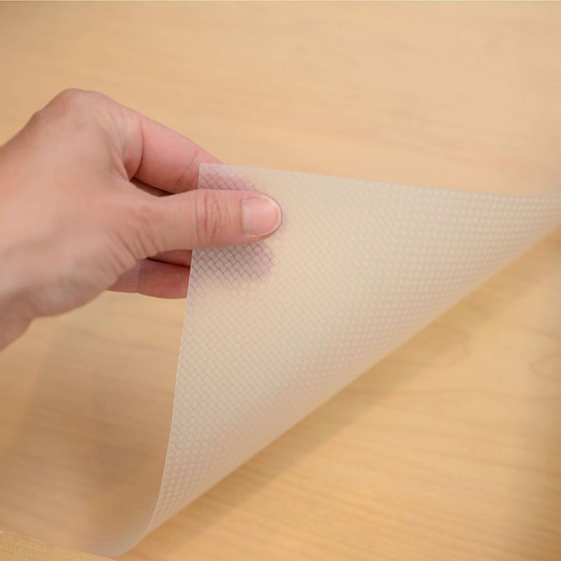 Forro para Estantes Con‑Tact 46 cm x 12 m Tejido Transparente
