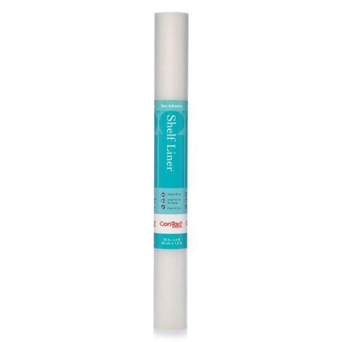 Forro para Estantes Con‑Tact 46 cm x 12 m Tejido Transparente