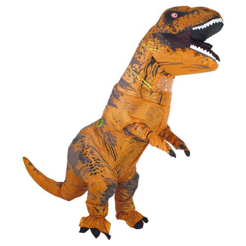 Disfraz Traje Inflable Dinosaurio T-rex Para Adulto