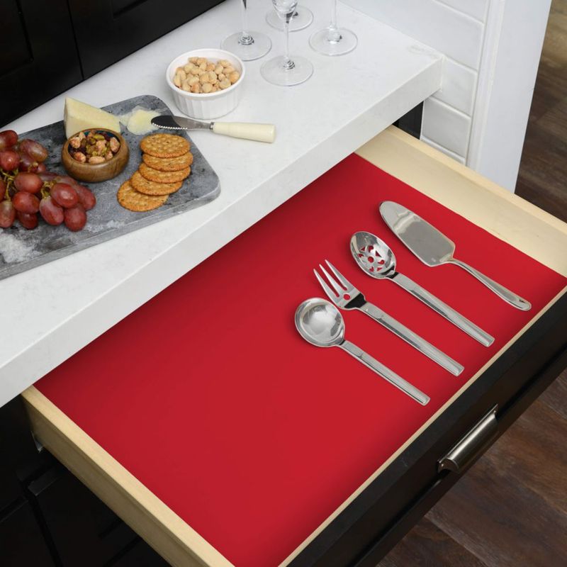 Forro para Estanterías Con‑Tact 46 cm x 152 cm Rojo Camión de Bomberos