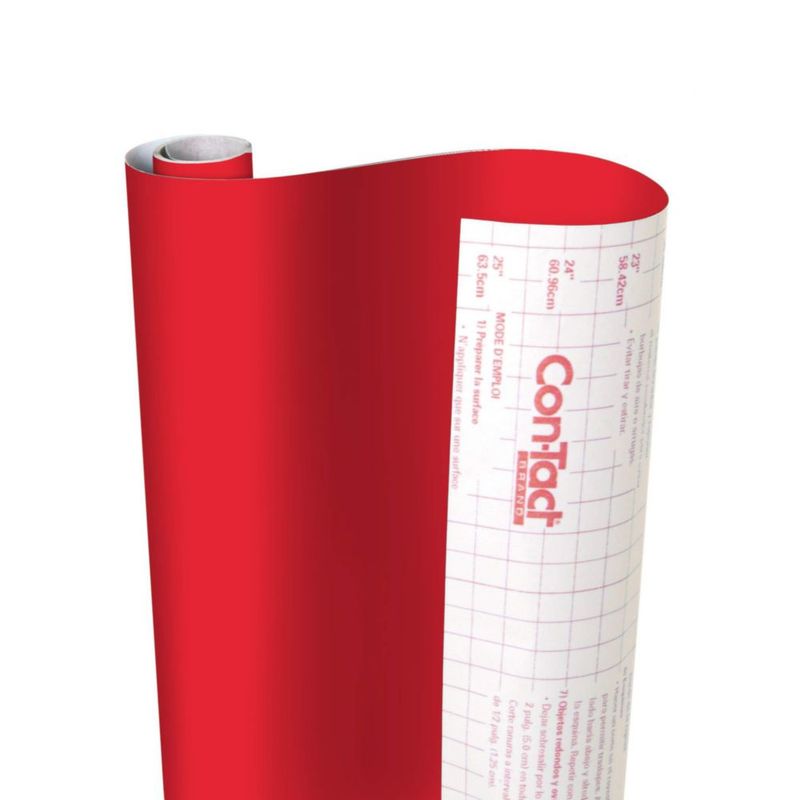 Forro para Estanterías Con‑Tact 46 cm x 152 cm Rojo Camión de Bomberos