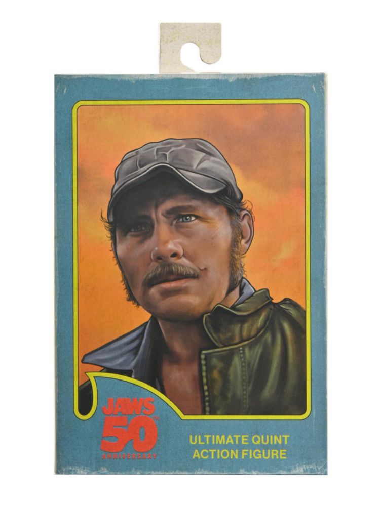 Figura de acción NECA Sam Quint 18 cm Jaws 50.º aniversario