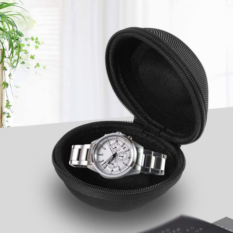 Estuche de viaje para relojes Yantoers Pack de 2 - Negro hasta 50 mm