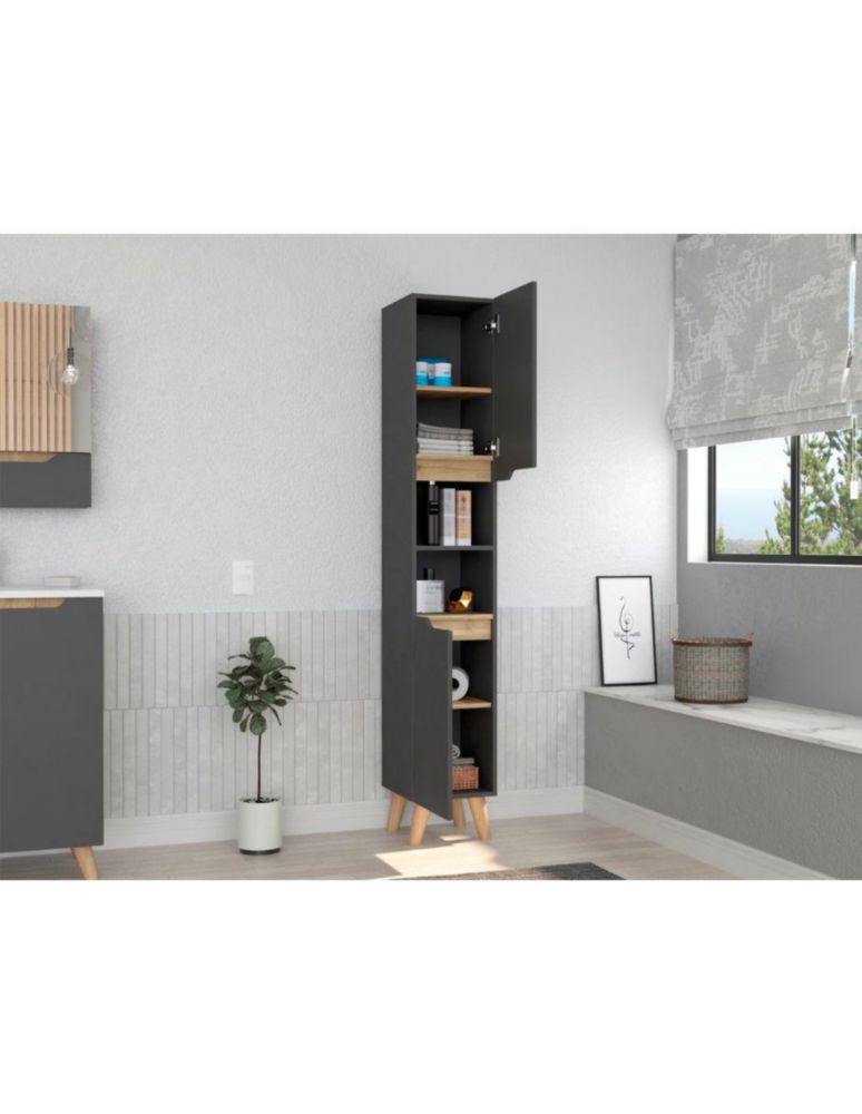 Estantería Baño Vicent Excelsior Plata Moderna