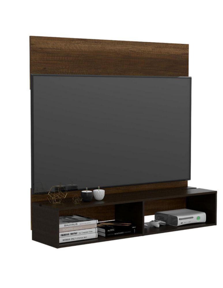 Mesa de TV Excelsior Clasic Cobre Wengue Moderna