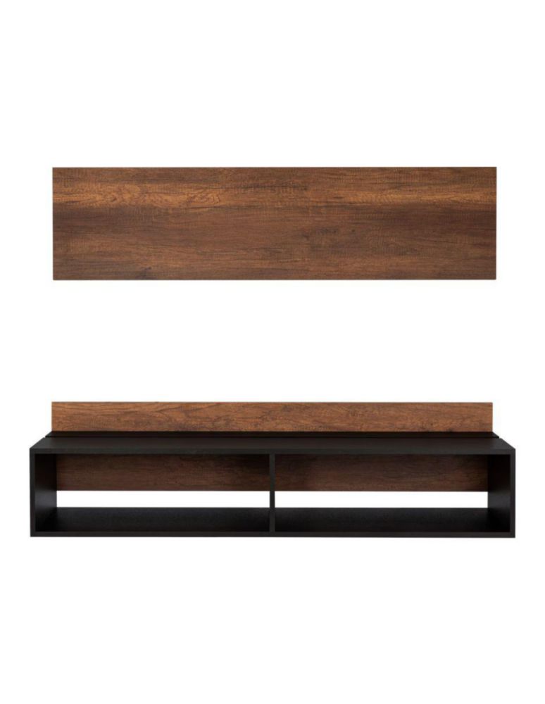 Mesa de TV Excelsior Clasic Cobre Wengue Moderna