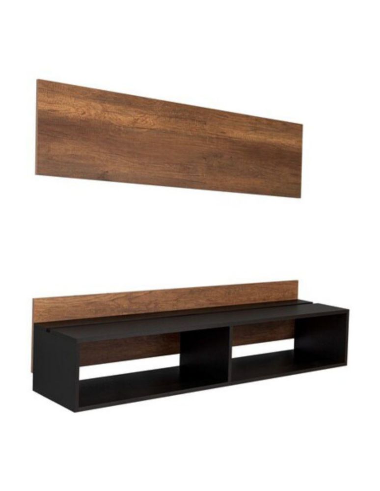 Mesa de TV Excelsior Clasic Cobre Wengue Moderna