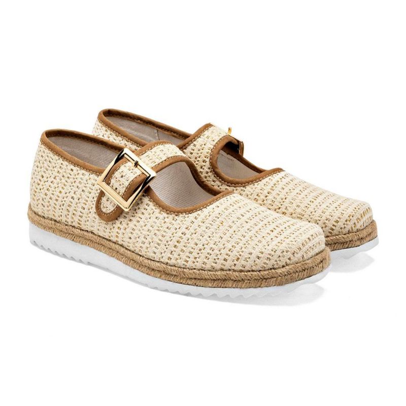 Zull alpargata para mujer beige cod 149054-E