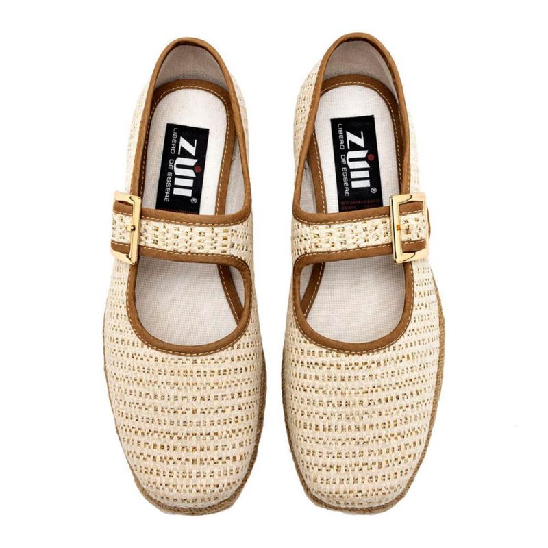 Zull alpargata para mujer beige cod 149054-E