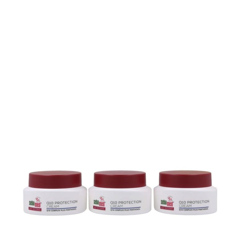 Crema facial SEBAMED Q10 50 ml Pack de 3 Antienvejecimiento