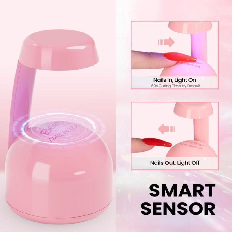 Lámpara UV mini con sensor y flash de curado para gel de uñas – beetles