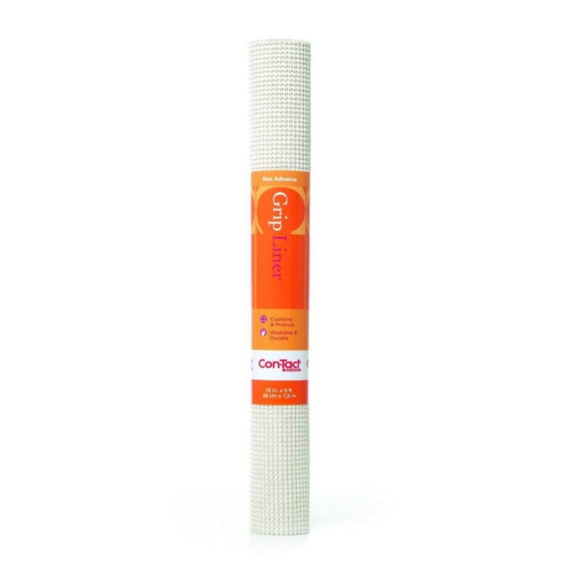 Forro Antideslizante Con‑Tact 30 cm x 15 m Blanco con Agarre de Perlas