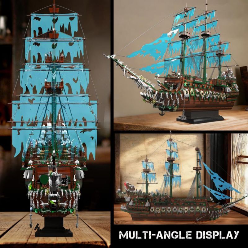 Set de Construcción Mould King 13218 Barco Pirata 6.849 piezas