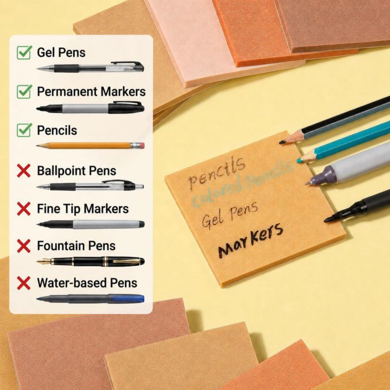 Notas adhesivas Mr. Pen 8 cm con brillo 12 blocs 600 hojas