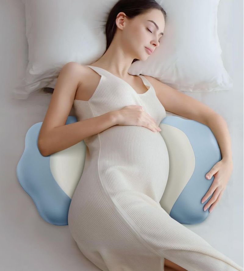 Almohada DONAMA para Embarazo de 76 cm Espuma de Memoria y Enfriamiento