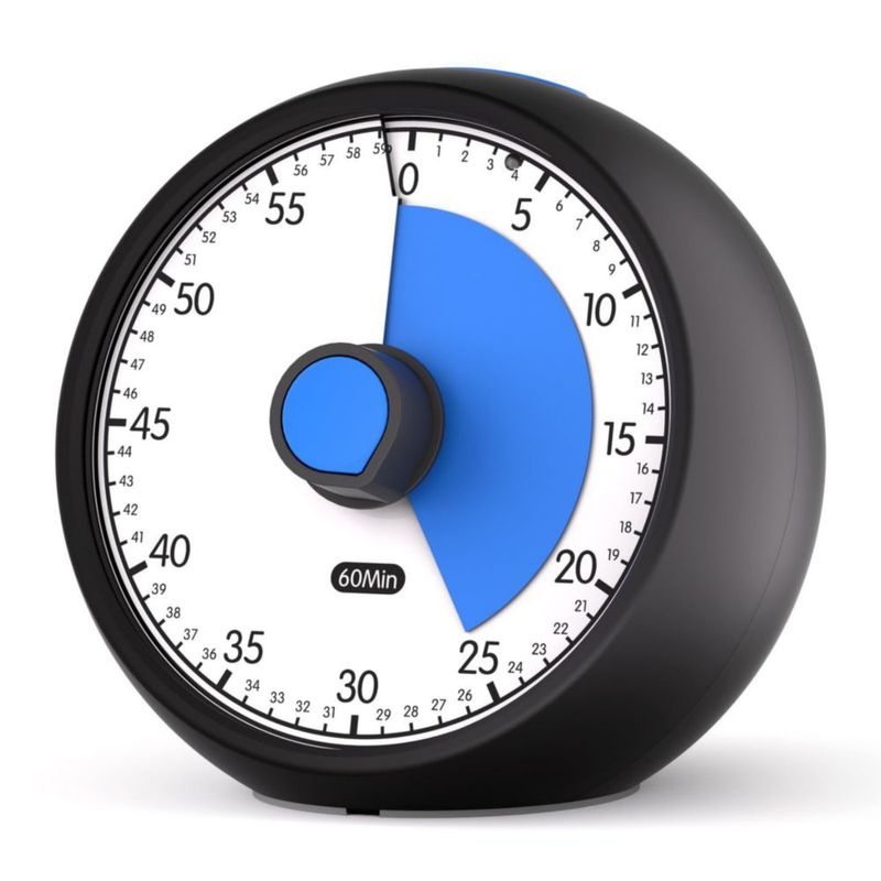 Temporizador Visual Conchstar de 60 Minutos Negro/Azul