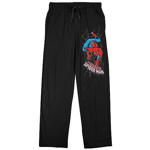 PANTALONES Bioworld Spider-Man Talla Media Negro Algodón/Poliéster