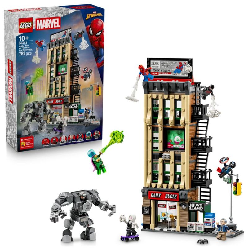 Bloques de Construcción LEGO 76342 Spider-Man Daily Bugle