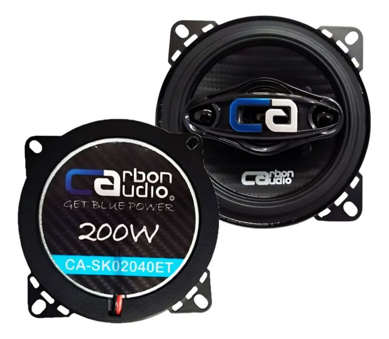 Par de Bocinas Coaxiales 4 Pulgadas Carbon Audio CA-SK02040ET 200W Máx