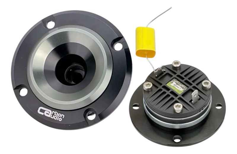 Par de Tweeters de Aguja Carbon Audio CA-TW08030PX Titanio 800W Máx