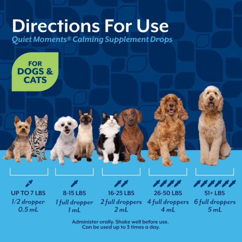 Gotas Calmantes NaturVet 60 ml para Gatos y Perros