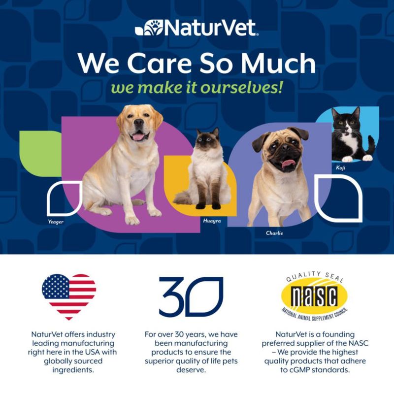 Gotas Calmantes NaturVet 60 ml para Gatos y Perros