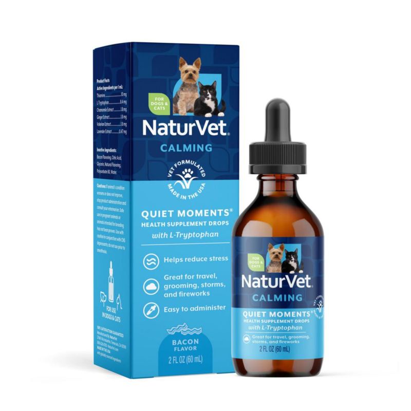 Gotas Calmantes NaturVet 60 ml para Gatos y Perros