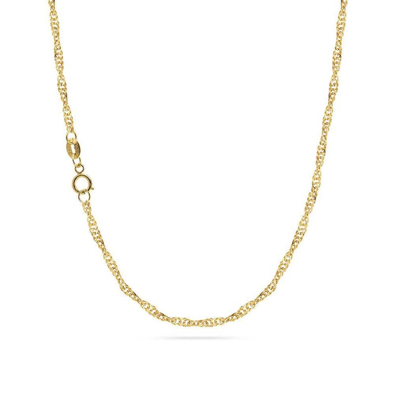 Cadena con Medalla cristo cruz corazón 10K Oro Abba Joyas