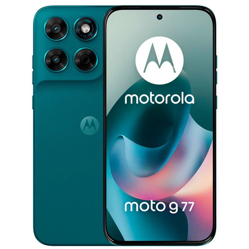 Motorola Moto G77 256GB 24GB RAM (8+16) Boost Verde con Smartwatch y Audífonos inalámbricos