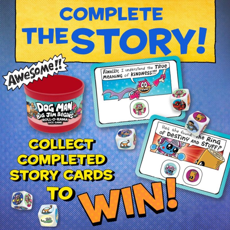 JUEGO DE MESA University Games Dog Man Roll-O-Rama 6+