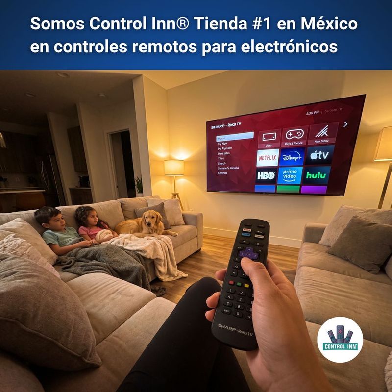Control numérico para canales compatible con polaroid roku