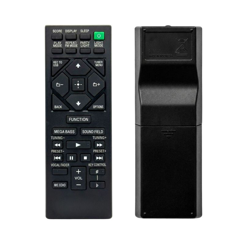Control compatible con sony audio bocina mhc-m20 rmt-am330u