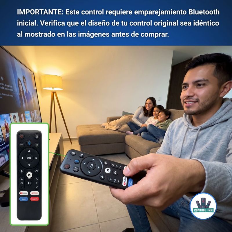 Control remoto compatible con android tv box voz
