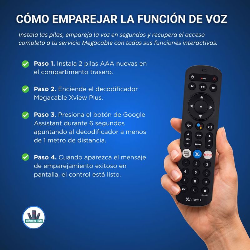 Control remoto urc6044 compatible con xview bluetooth ir