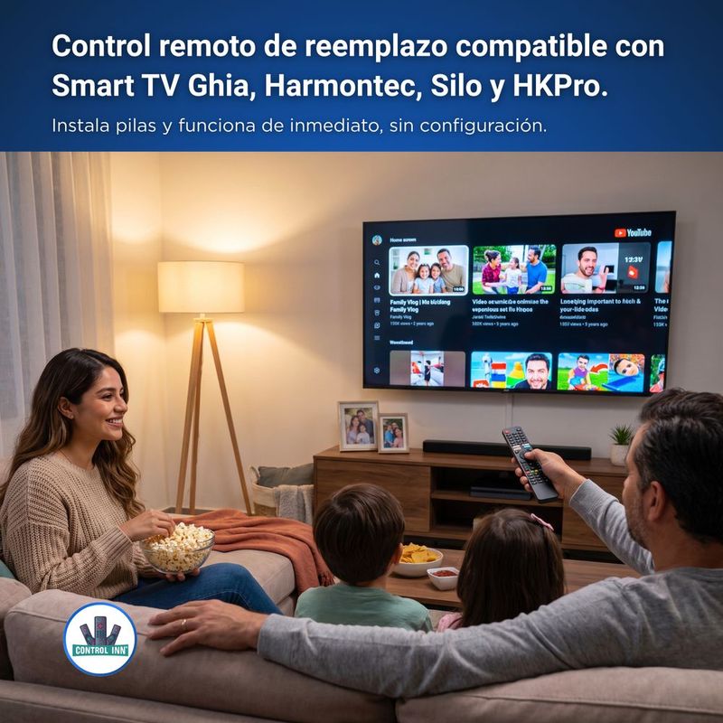 Control remoto compatible con casper tv hkpro smart tv