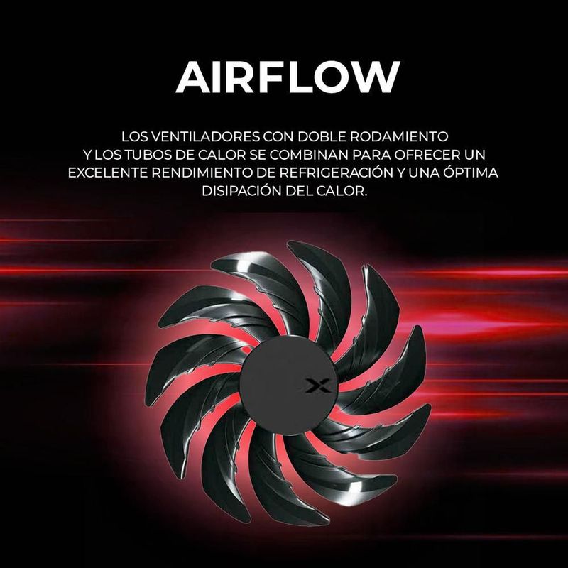 Tarjeta de video xfx swift radeon rx 9050 8gb gddr6 341 tops