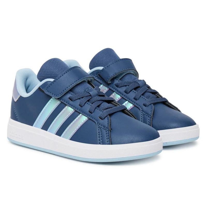 Tenis adidas grand court 2.0 el c para niños 17 a 22. jr6118