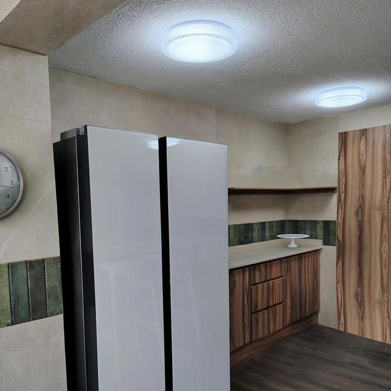 Lampara de techo tipo plafón Silvanya 36W color blanco Mil luces