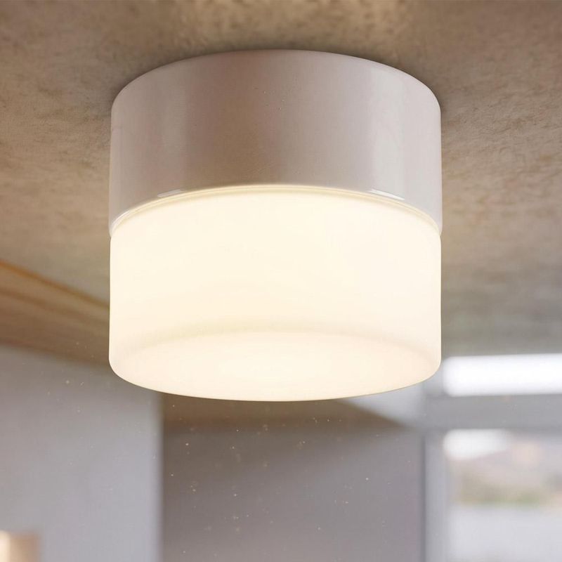 Lampara de techo tipo plafón Albi color blanco Mil luces